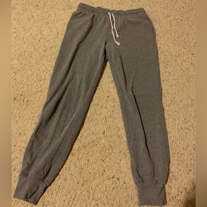grey jogger sweatpants